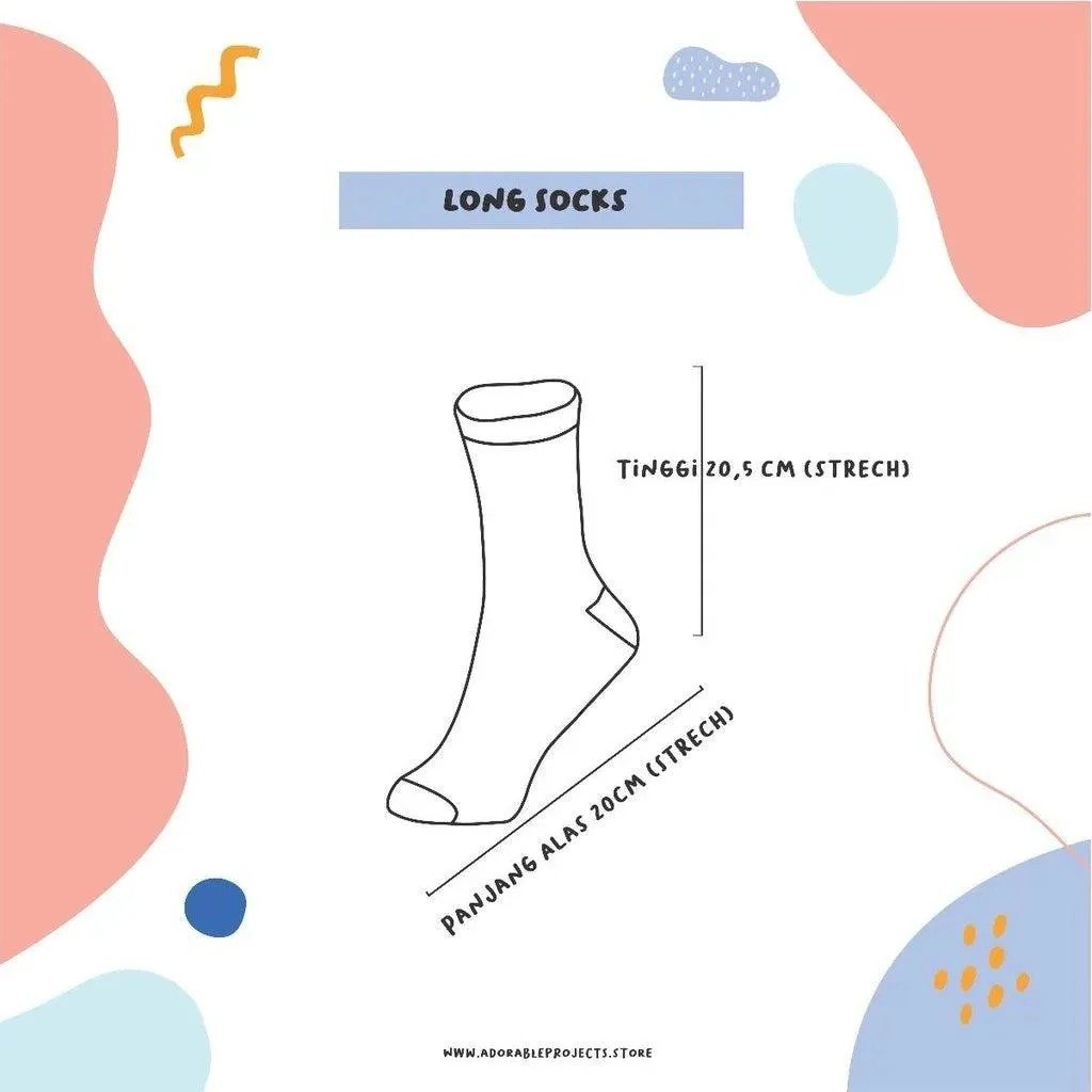 Rumi Long Socks Navy - Image 5