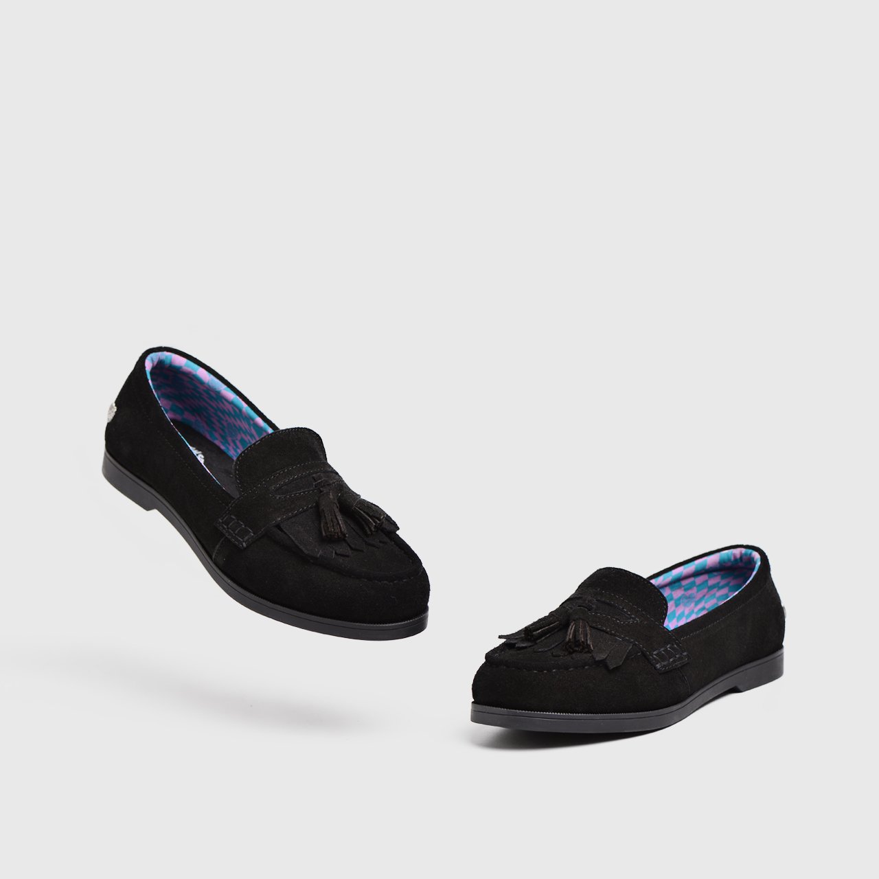 Applemarie Loafer Genuine Suede Black - Image 11