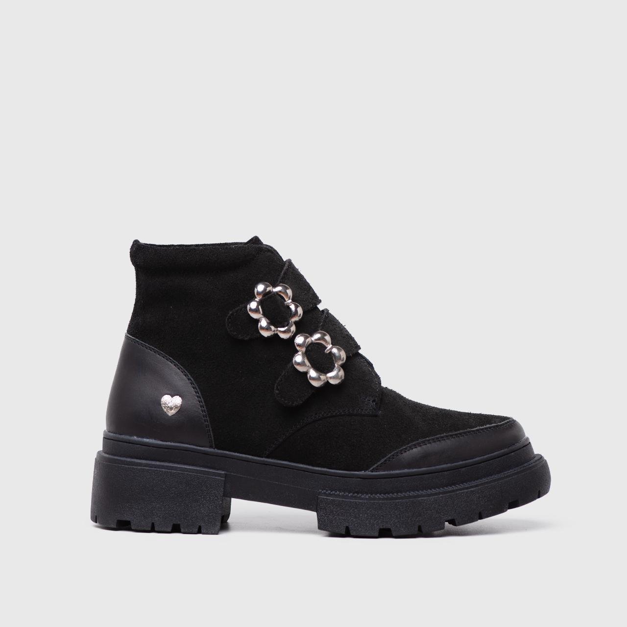 Fatmara Boots Genuine Suede Black - Image 3