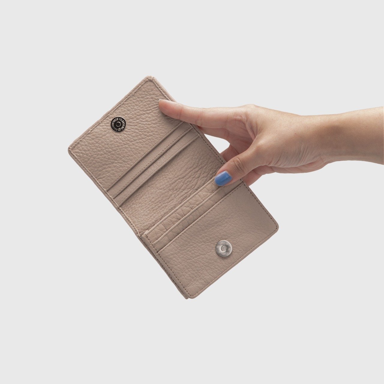 Elora Card Wallet Genuine Leather Ivory - Image 4