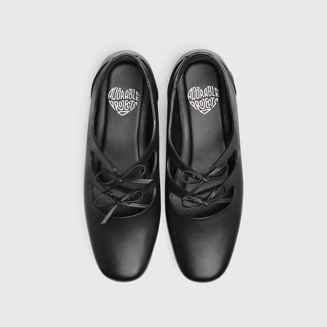 Madison Flat Shoes Genuine Leather Black - Image 5