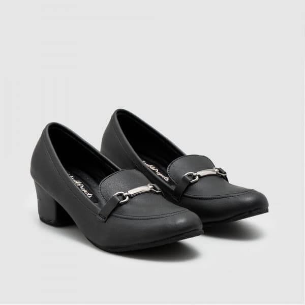 Dreon Chain Heels Black