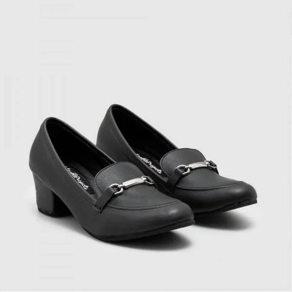 Dreon Chain Heels Black