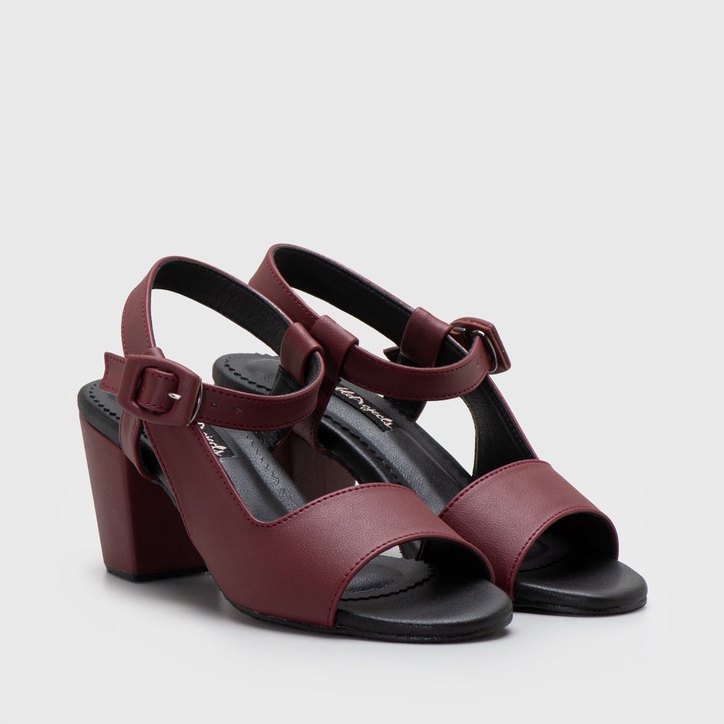 Riyunee Heels Maroon