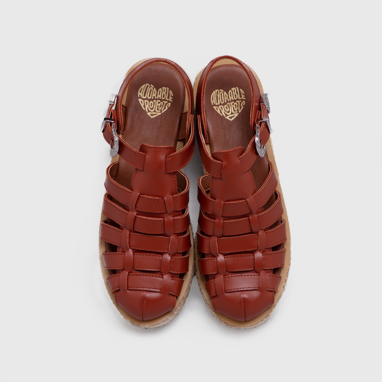 Rendeveous Platform Genuine Leather Terracotta - Image 4