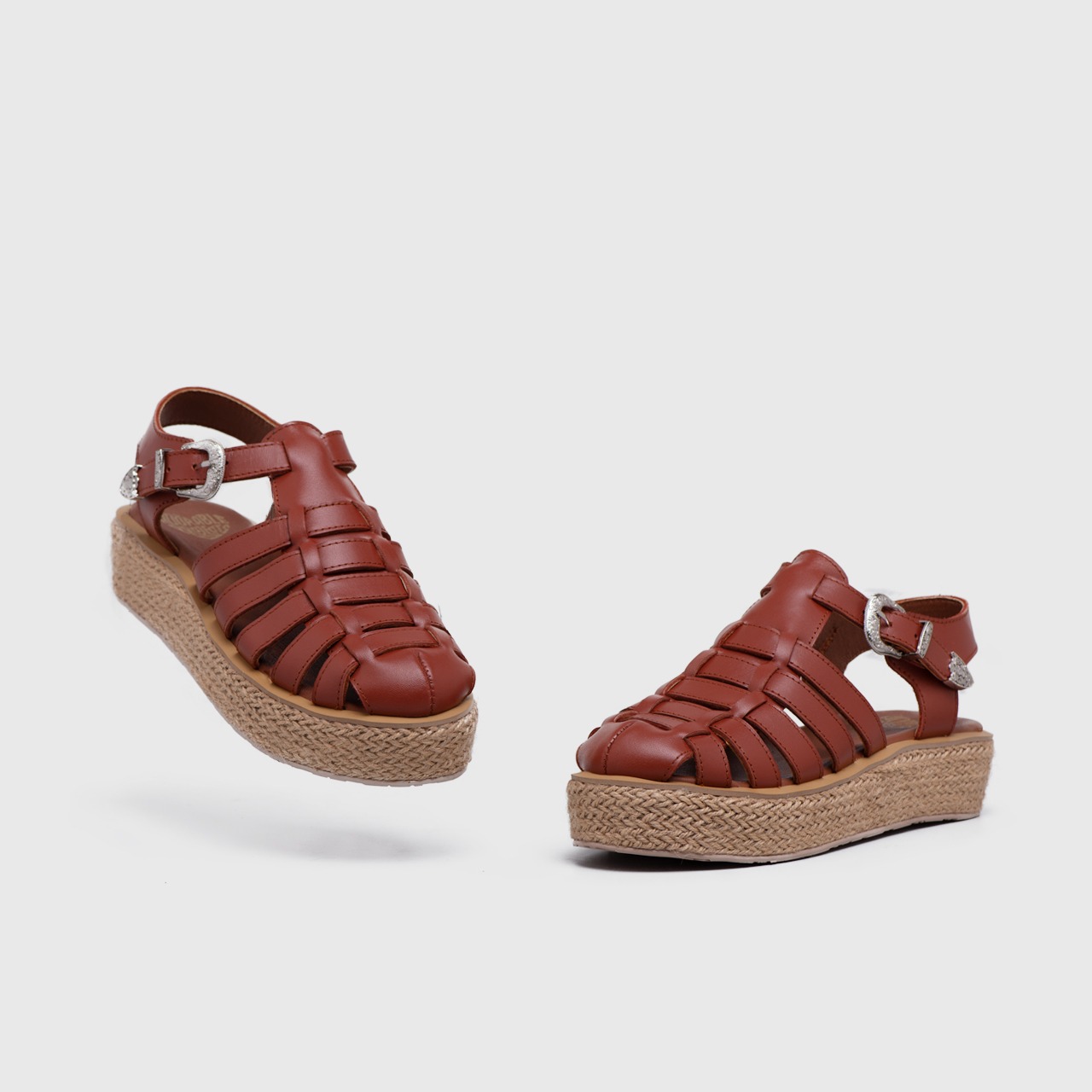 Rendeveous Platform Genuine Leather Terracotta - Image 5