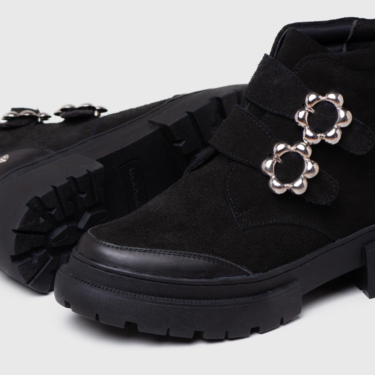 Fatmara Boots Genuine Suede Black - Image 4