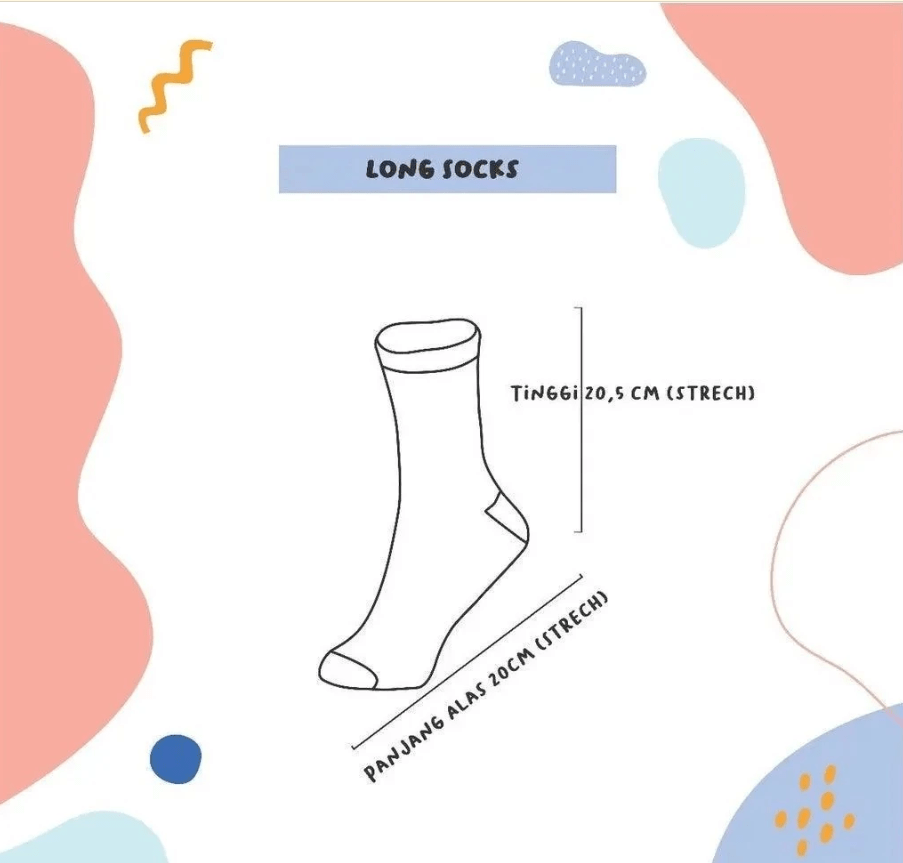 Rumi Long Socks Red - Image 4