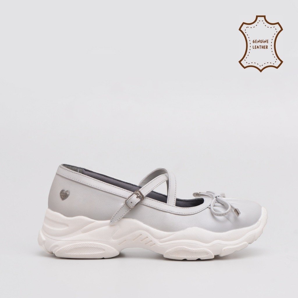 Swift Sneakers Balerina Genuine Leather White - Image 4