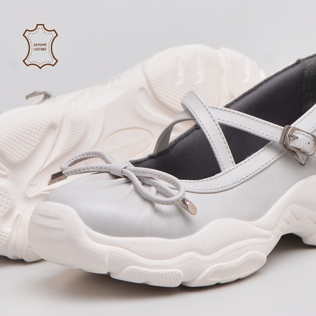 Swift Sneakers Balerina Genuine Leather White - Image 5