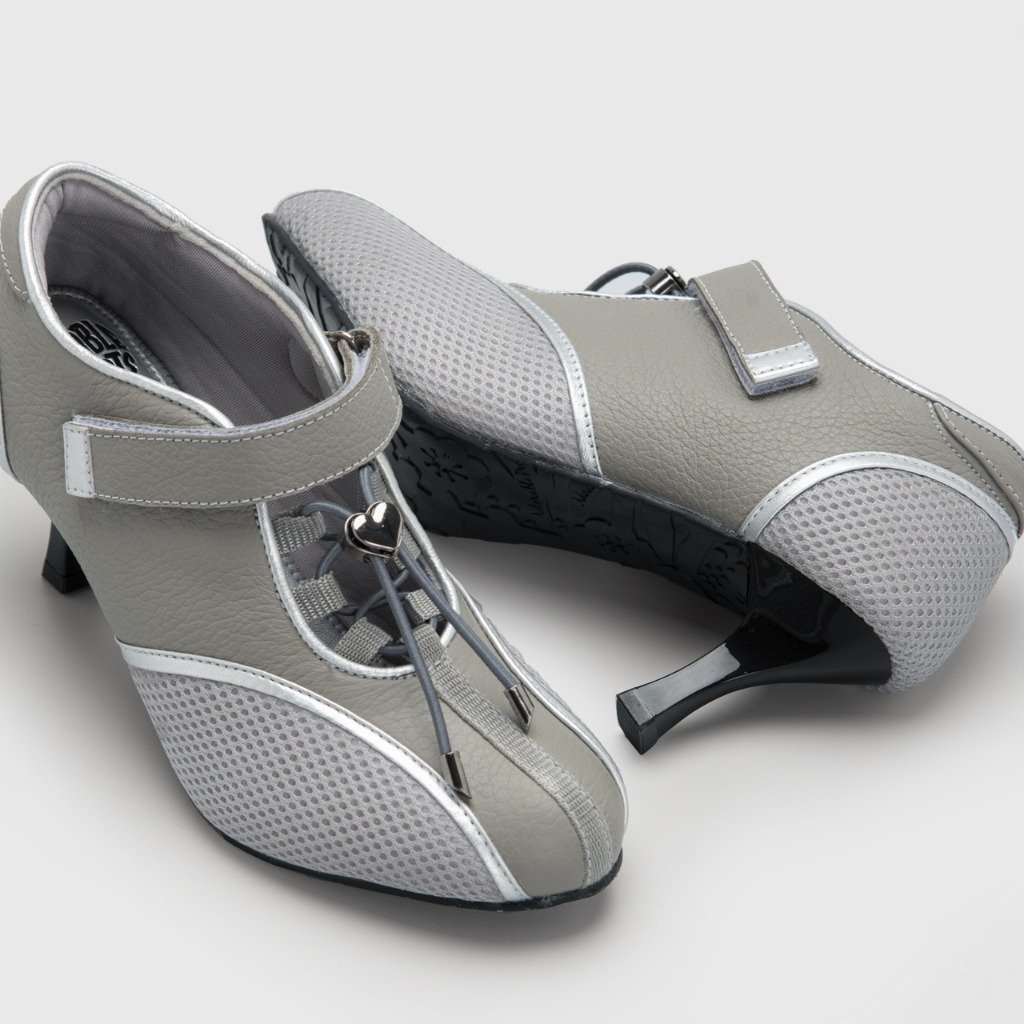 Olivier Heels Genuine Leather Grey - Image 4