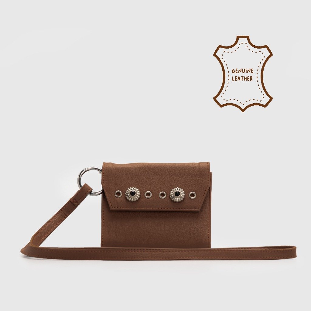 Tira Wallet Genuine Leather Brown