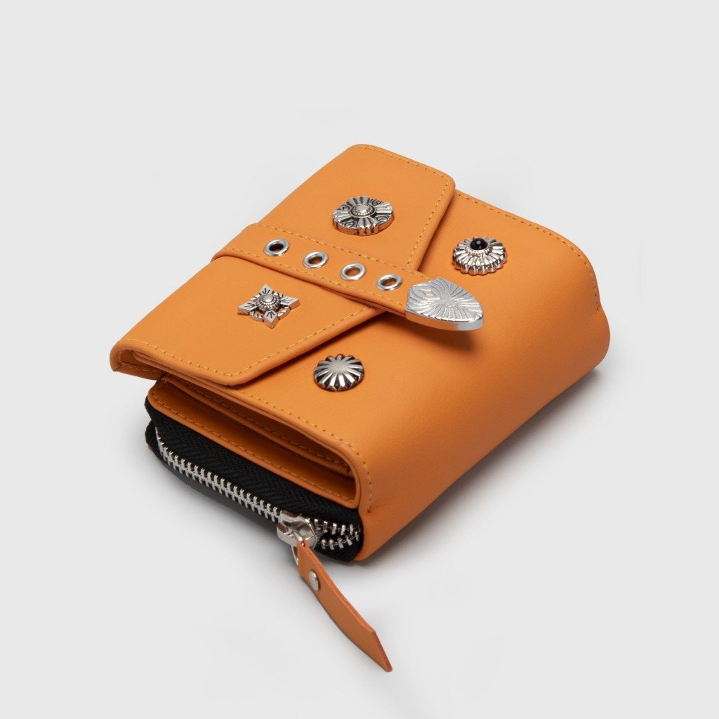Migrani Wallet Genuine Leather Orange - Image 4