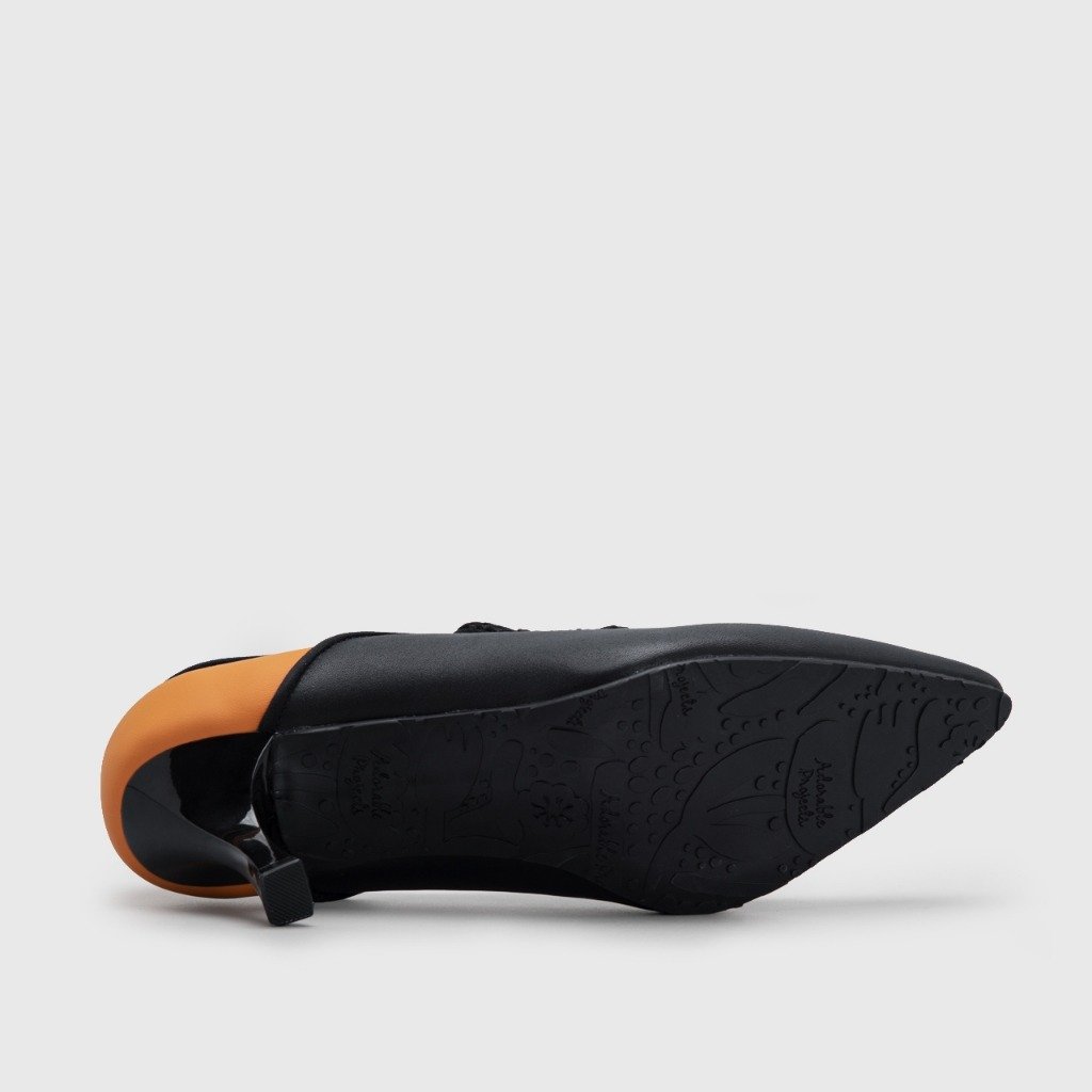 Valerie Heels Genuine Leather Black - Image 5