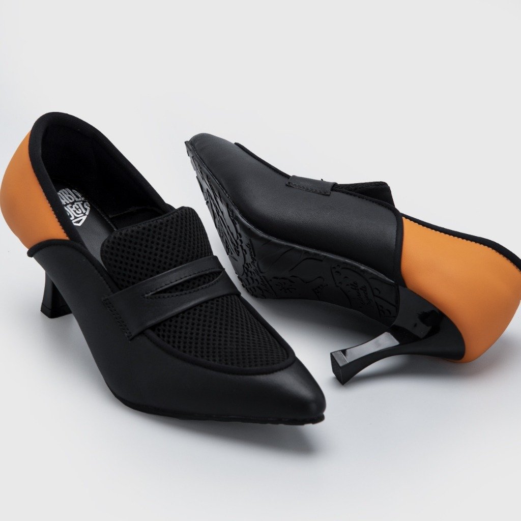 Valerie Heels Genuine Leather Black - Image 6