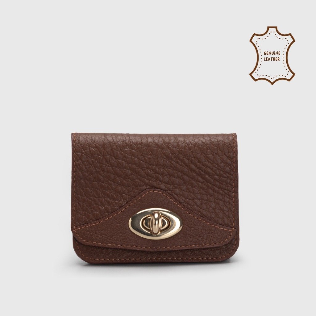 Catterina Wallet Genuine Leather Brown