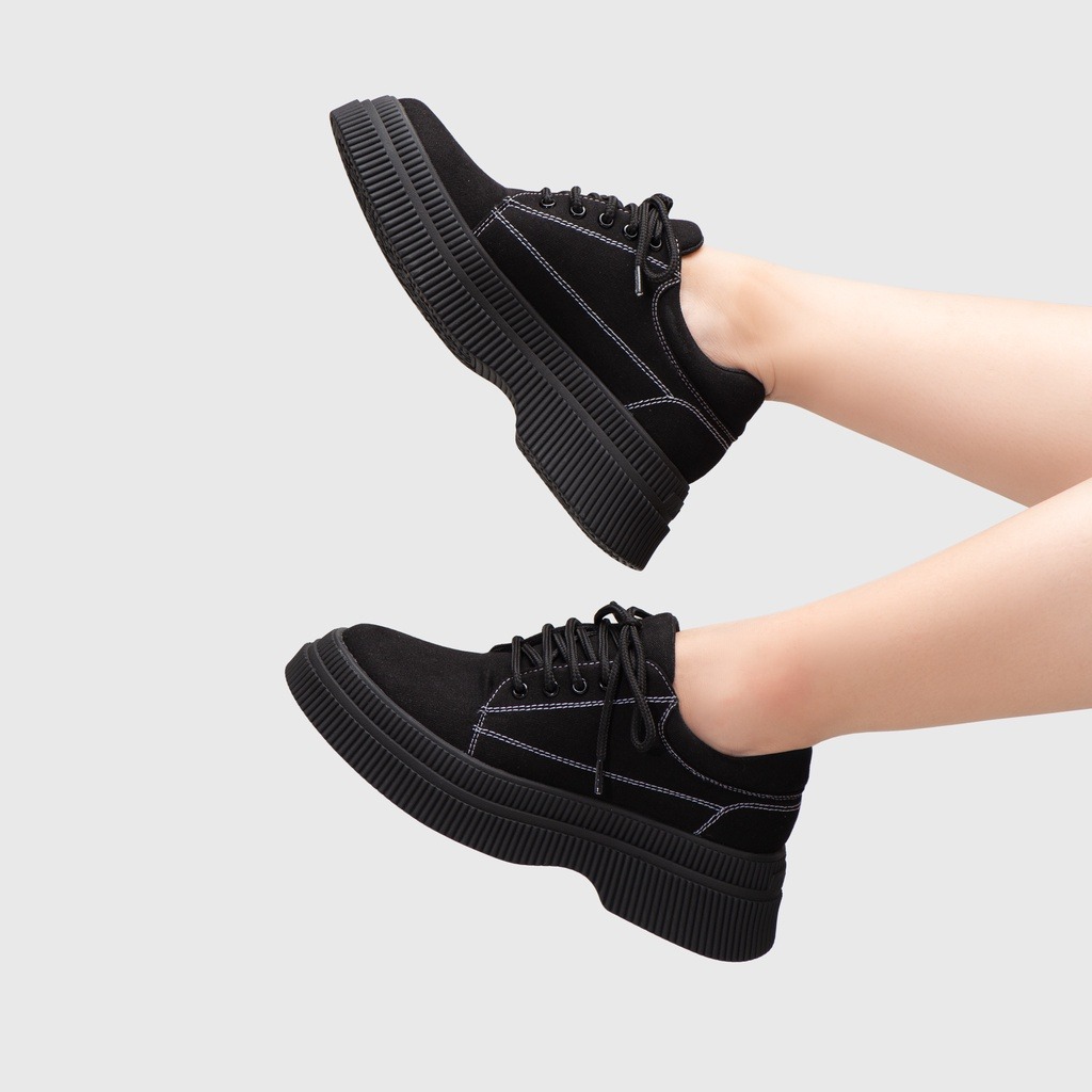 Latizia Platform Sneakers Black - Image 7