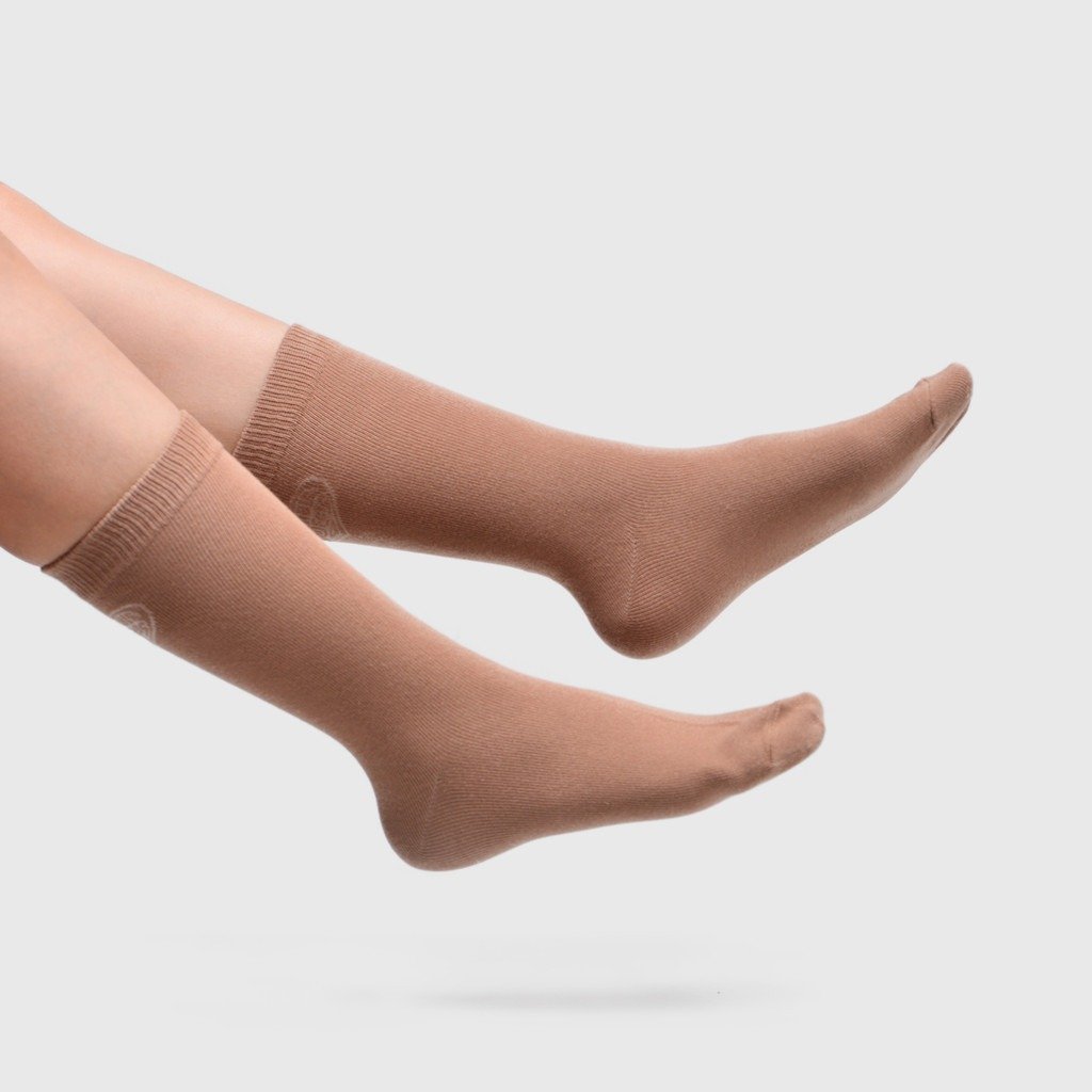 Rumi Long Socks Light Brown