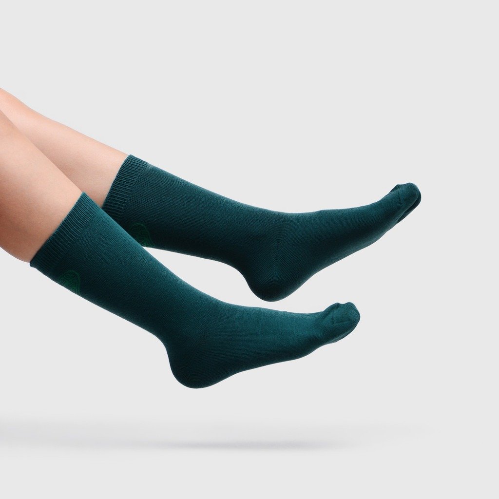Rumi Long Socks Green
