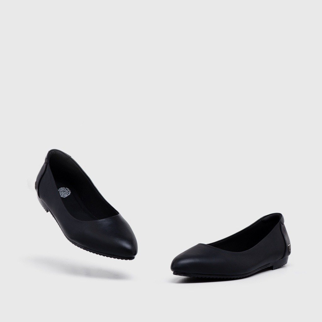 Ariella Flat Shoes Genuine Leather Black - Image 5