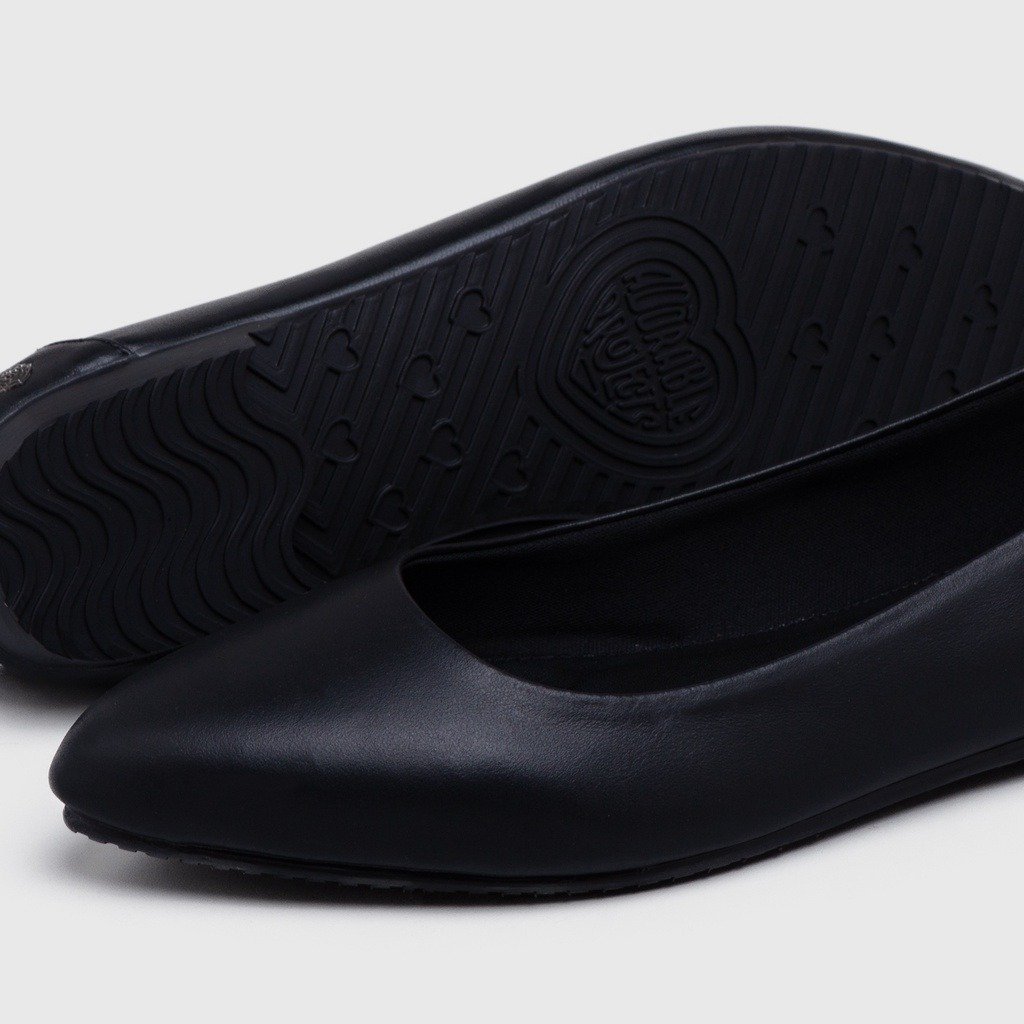 Ariella Flat Shoes Genuine Leather Black - Image 3