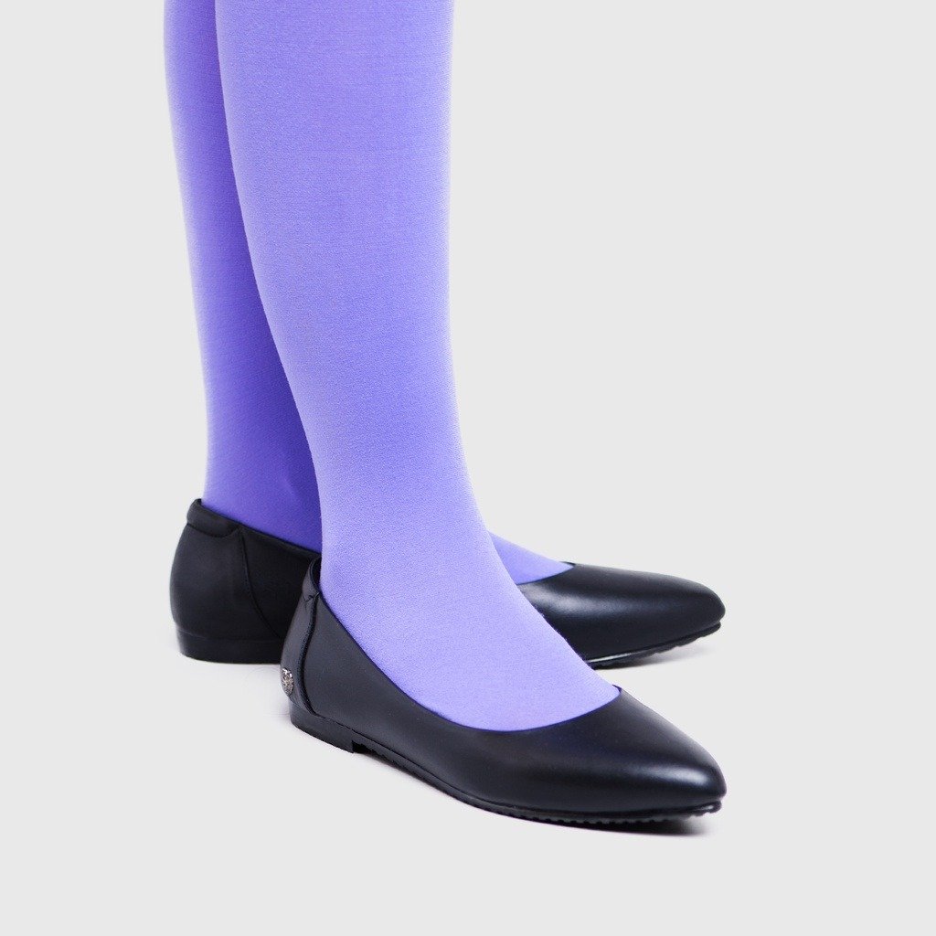 Ariella Flat Shoes Genuine Leather Black - Image 6