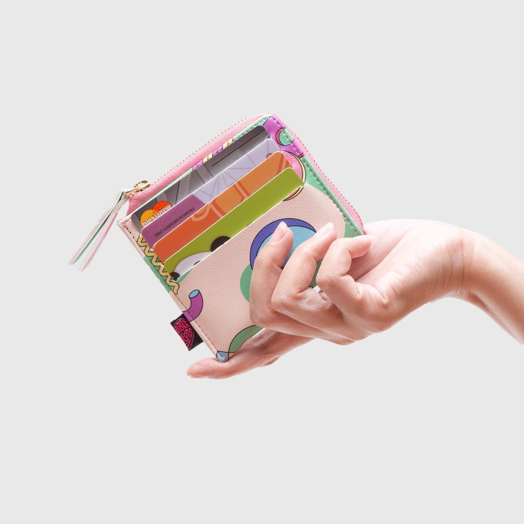 Vanda Card Wallet Colorblock