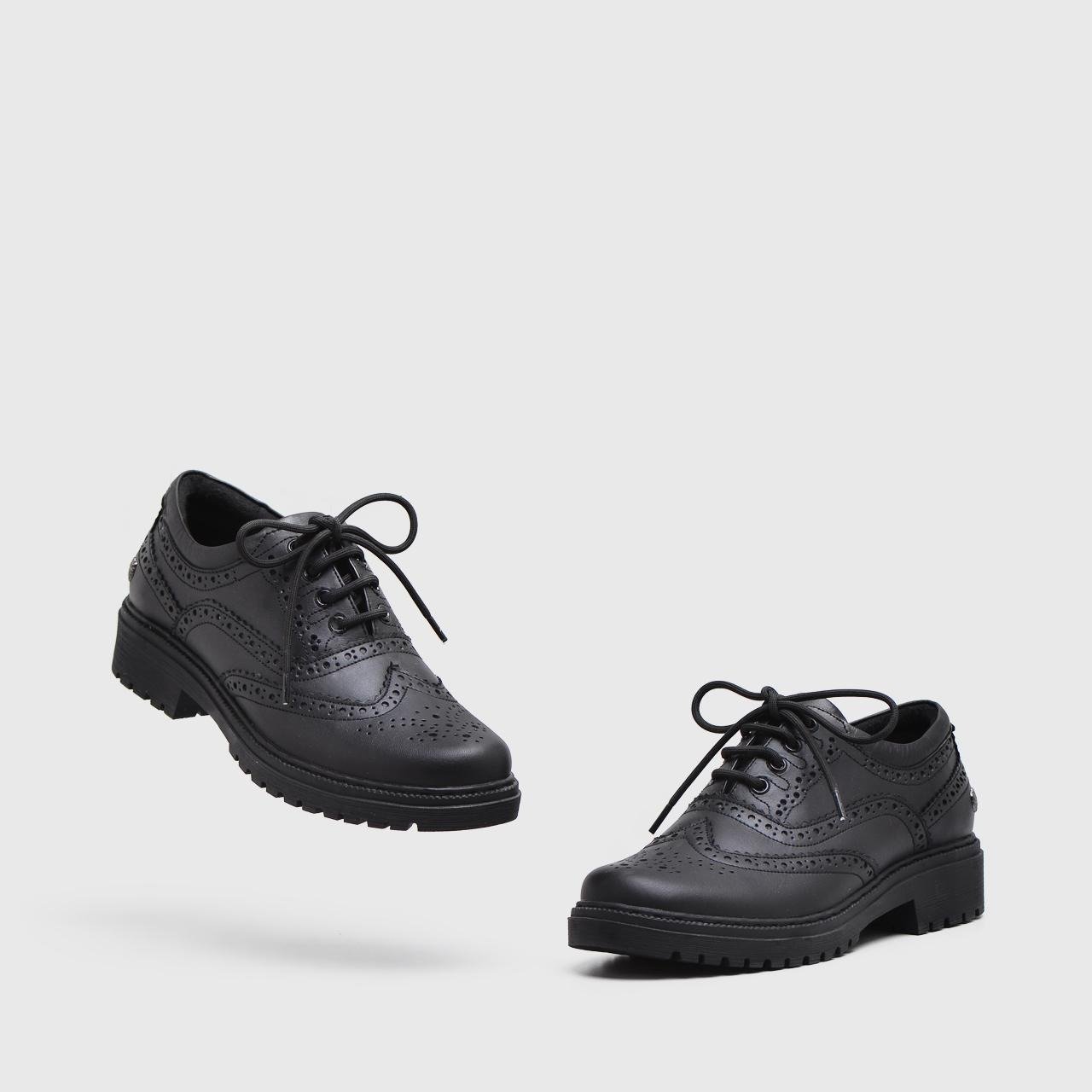 Mavroudi Oxford Genuine Leather Black - Image 4