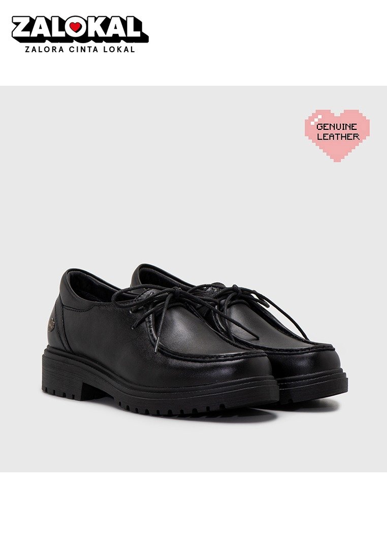 Oliviary Oxford Genuine Leather Black