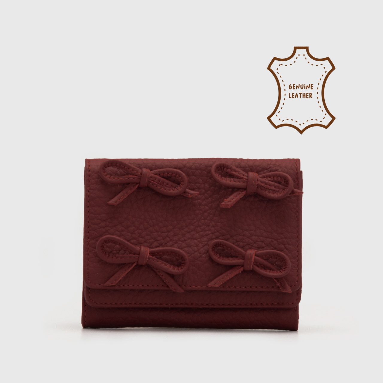 Emily Wallet Genuine Leather Red