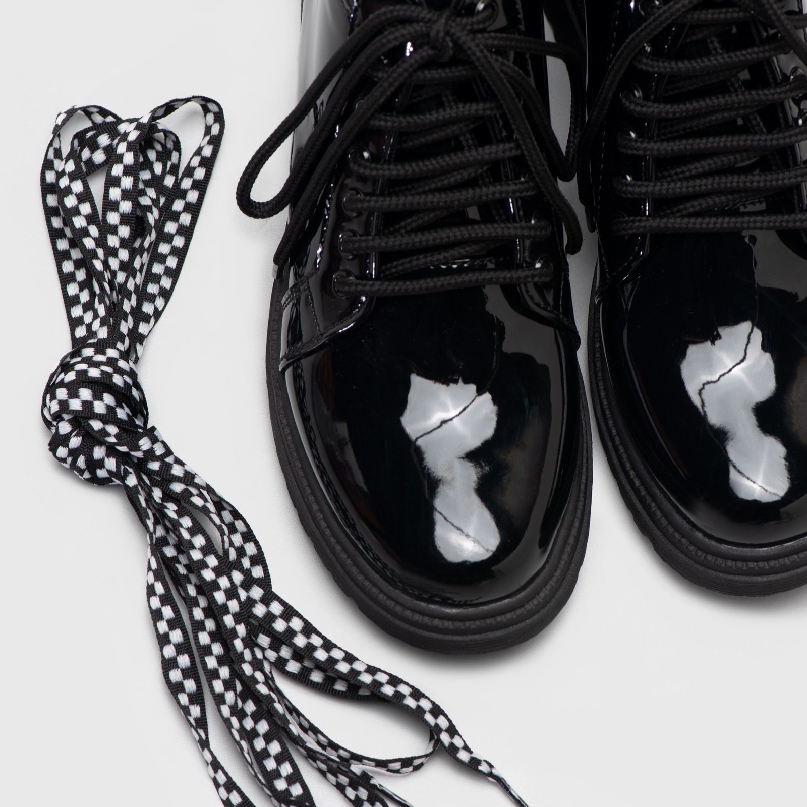 Butterpop Boots Patent Black - Image 6