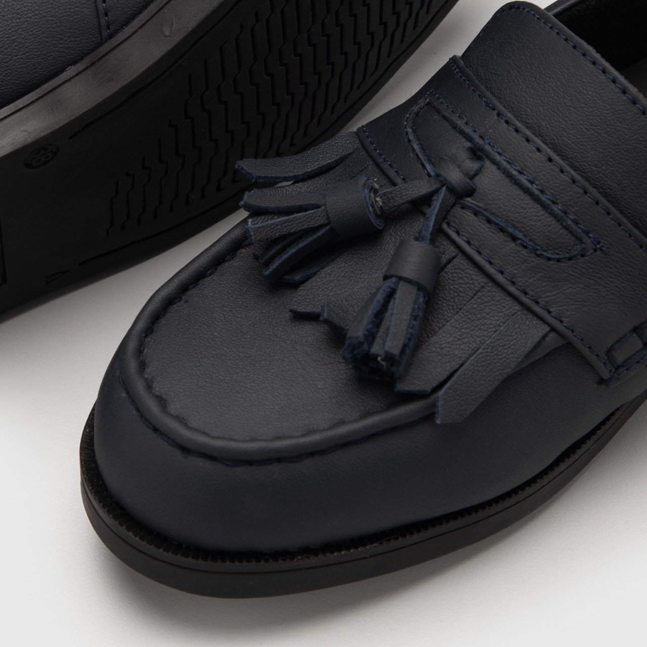Applemarie Loafer Genuine Leather Navy - Image 6
