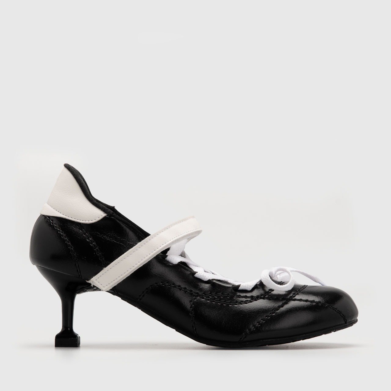 Calcio Mini Heels Black - Image 3