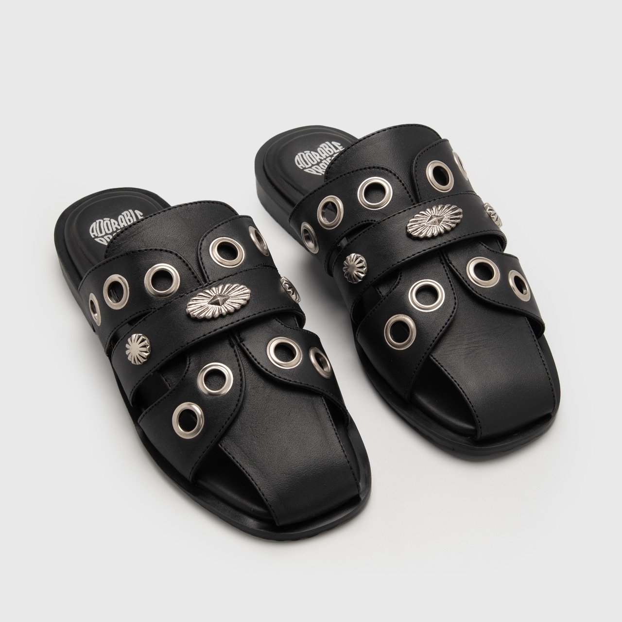 Elicia Sandals Genuine Leather Black - Image 4