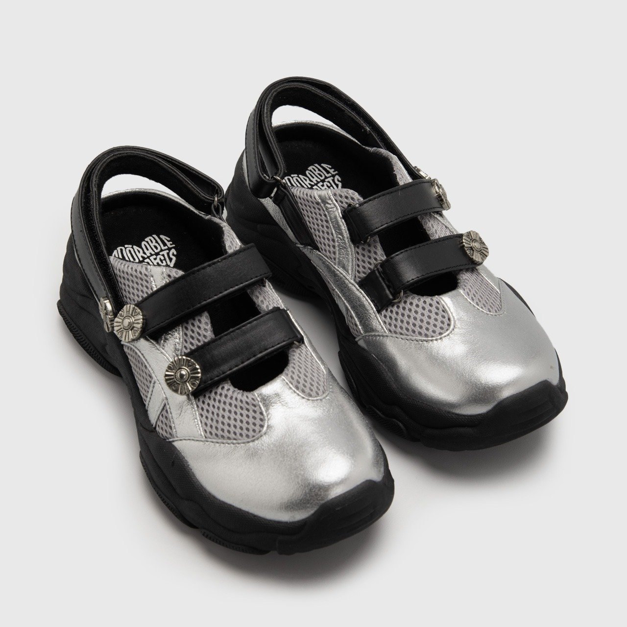 Atranya Mules Genuine Leather Silver - Image 4