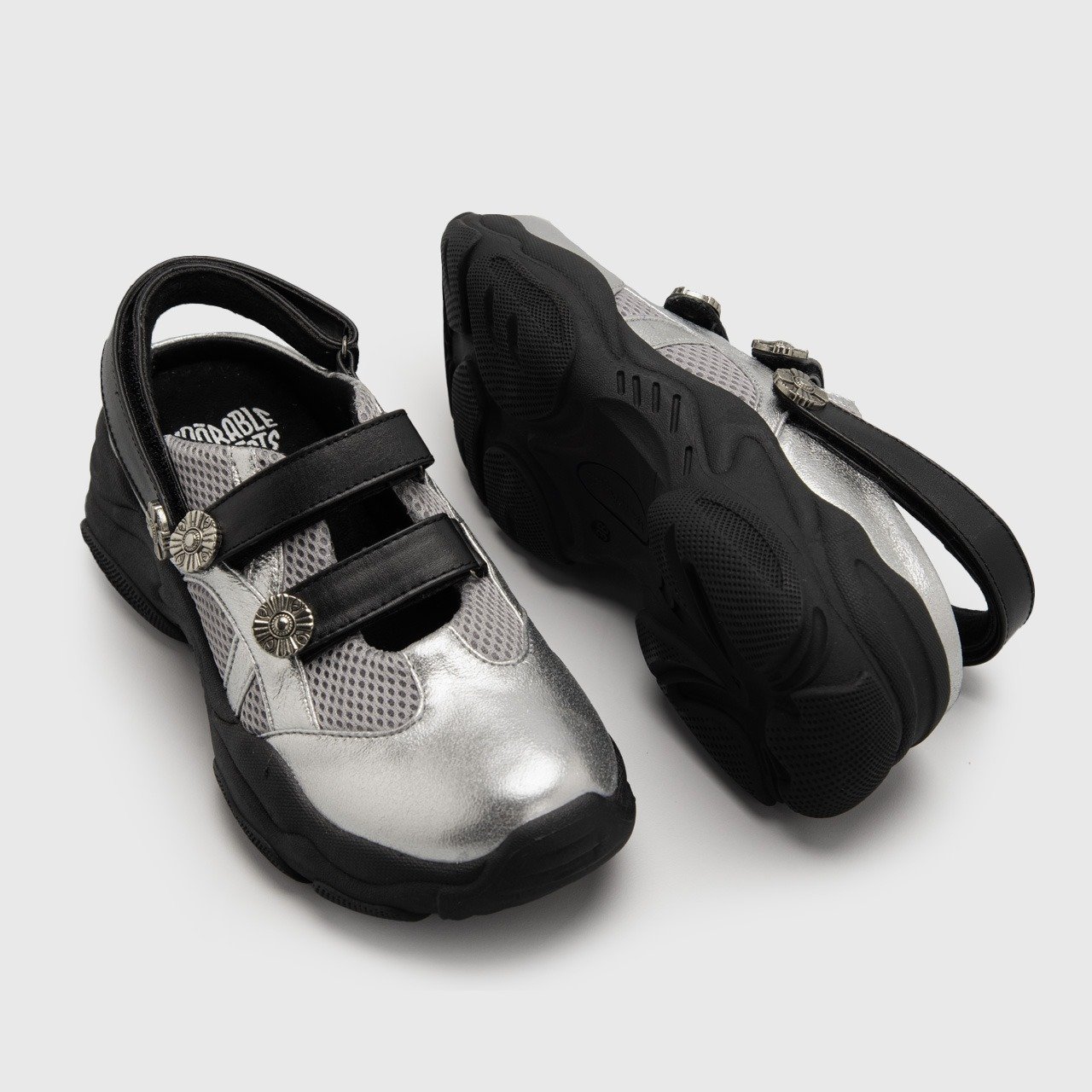 Atranya Mules Genuine Leather Silver - Image 5