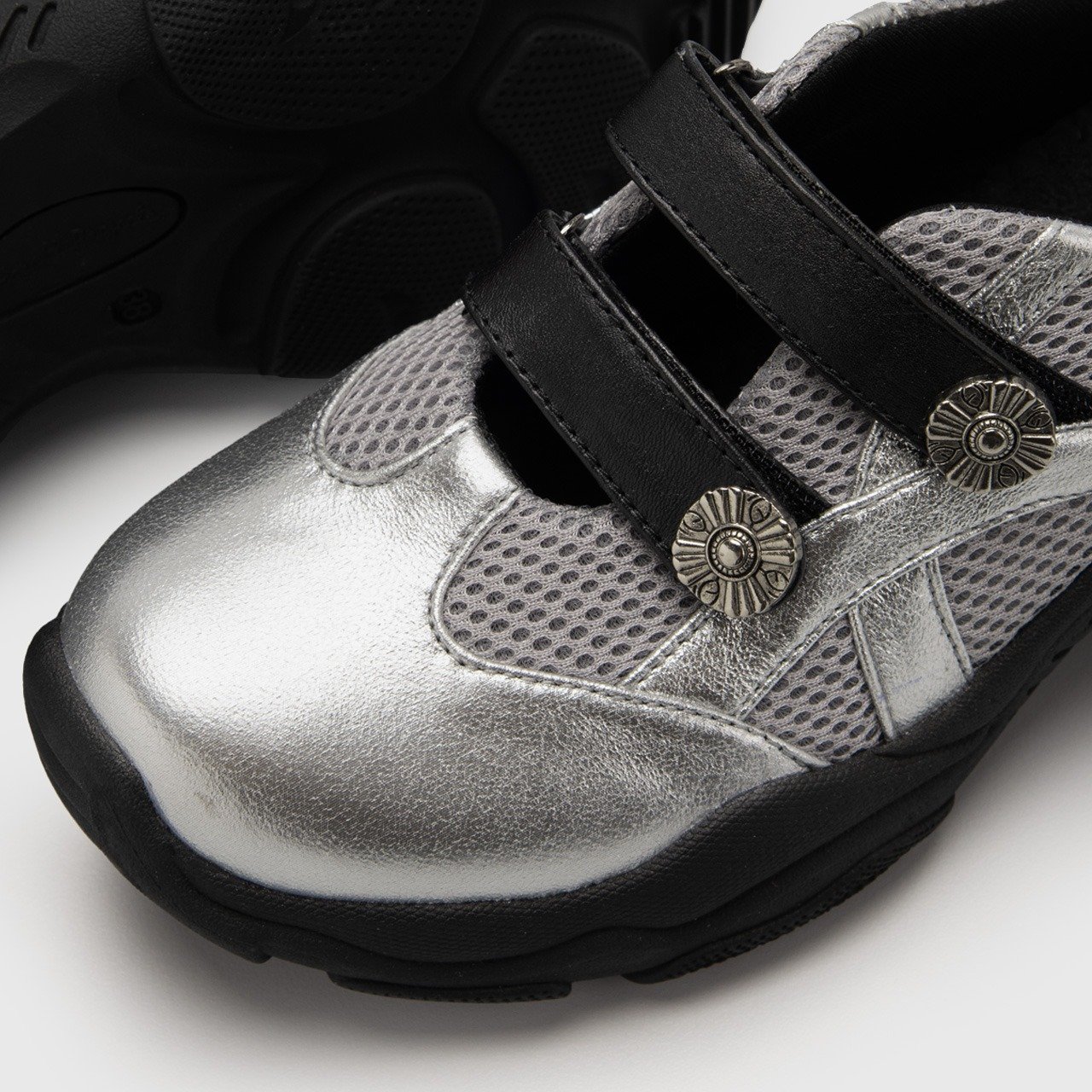 Atranya Mules Genuine Leather Silver - Image 6