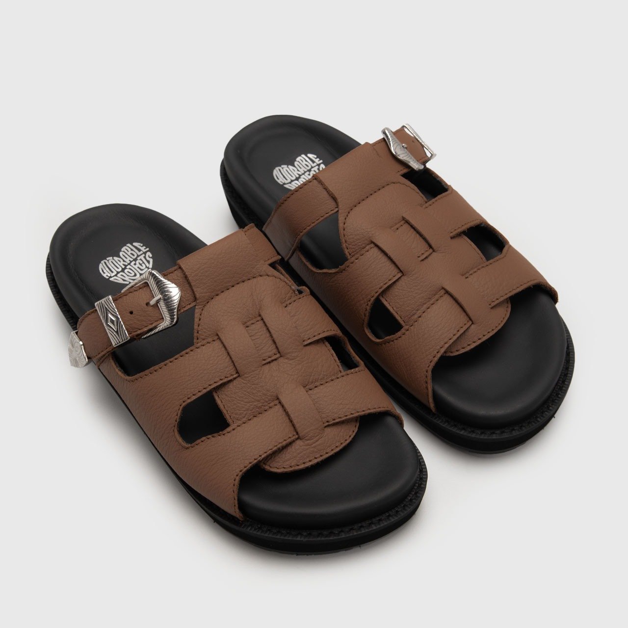 Savier Sandals Genuine Leather Brown - Image 6