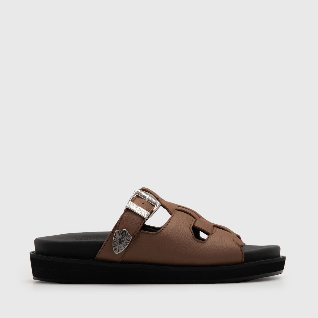 Savier Sandals Genuine Leather Brown - Image 3