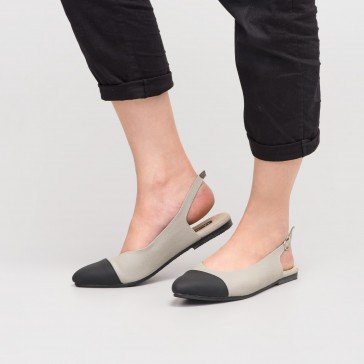 Cardine Flat Shoes Grey - Image 8