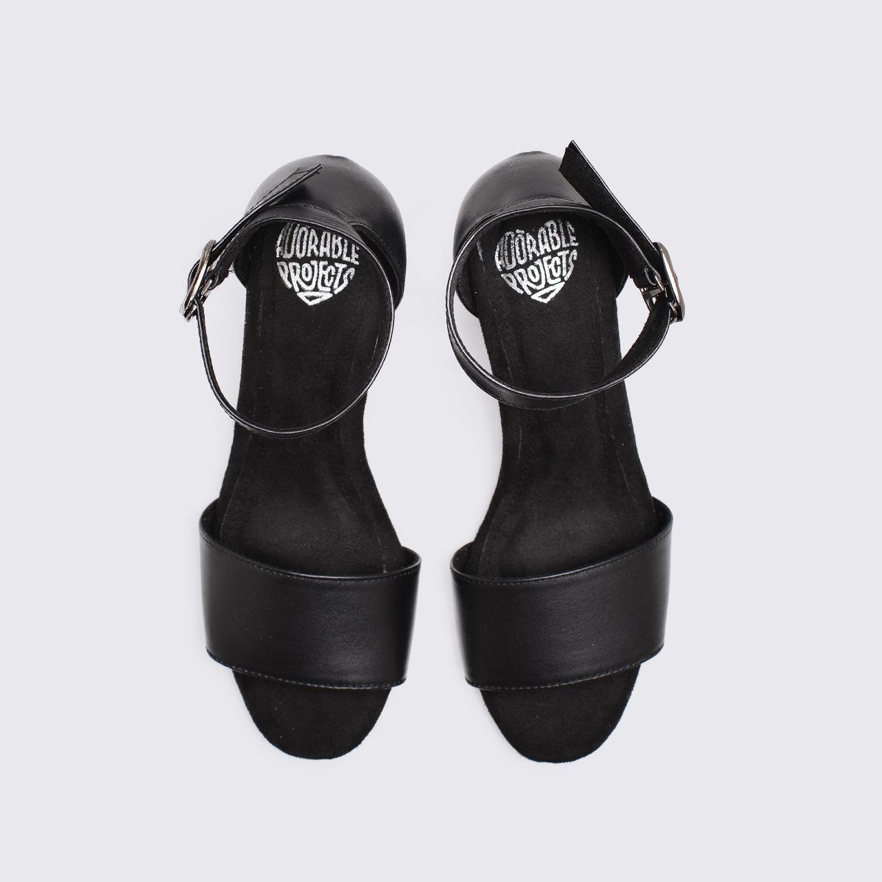 Lucia Heels Genuine Leather Black - Image 5