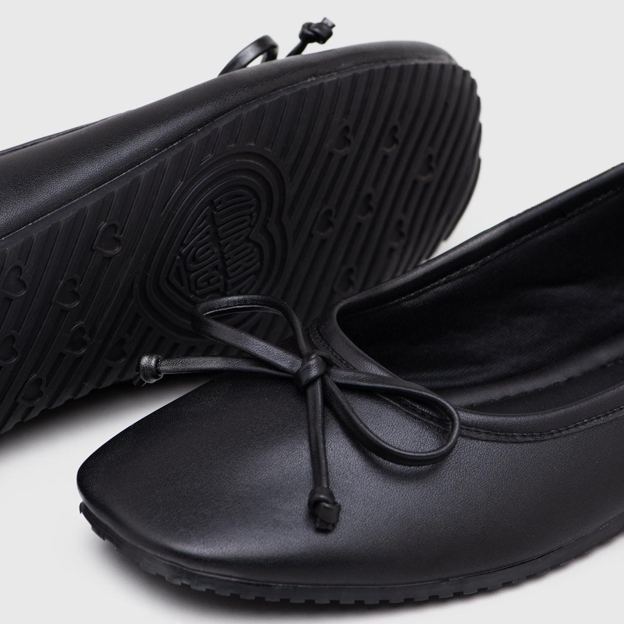 Dilwyn Flat Shoes Black - Image 3
