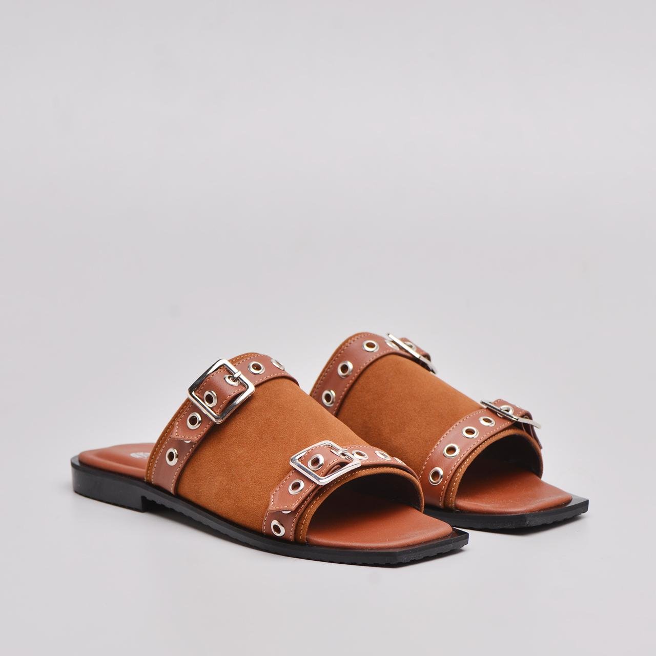 Genora Sandals Brown