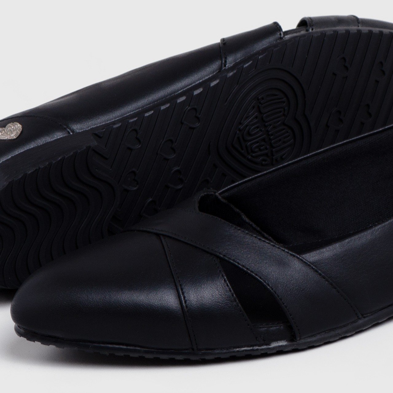 Ascot Flat Shoes Genuine Leather Black - Image 3