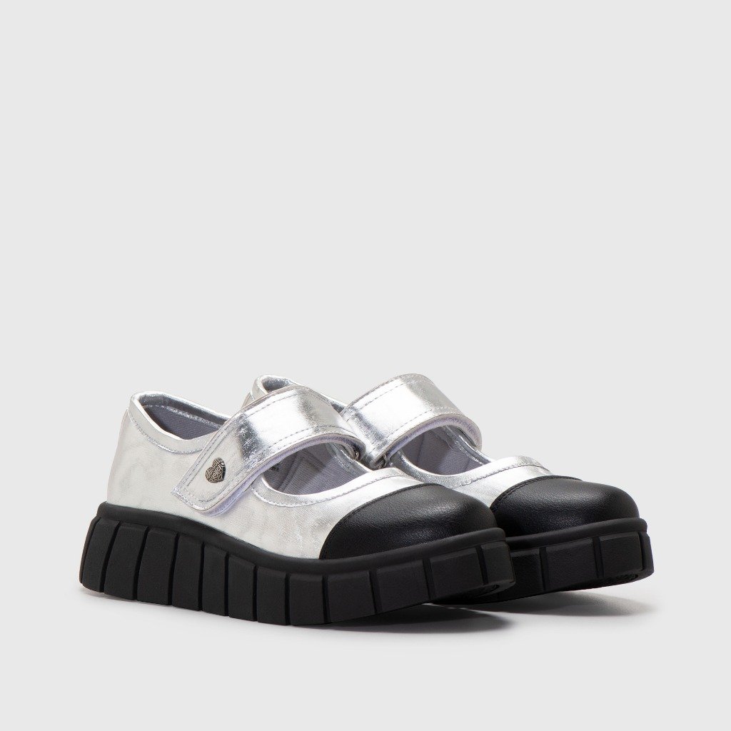 Achilla Mary Jane Sneakers Silver