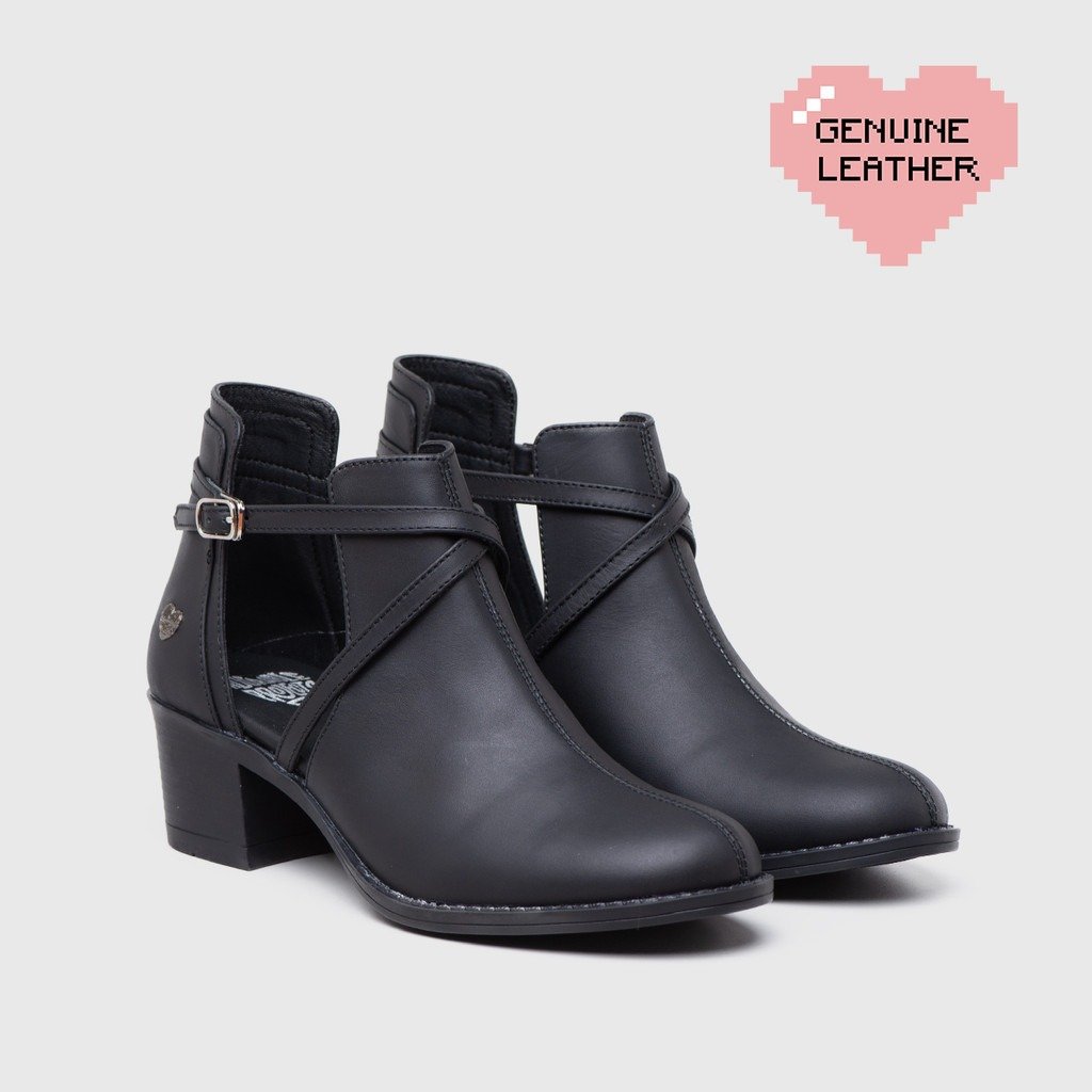 Nauka Boots Genuine Leather Black