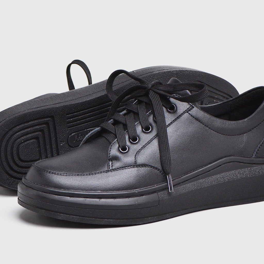 Cheryl Sneakers Genuine Leather Black - Image 3