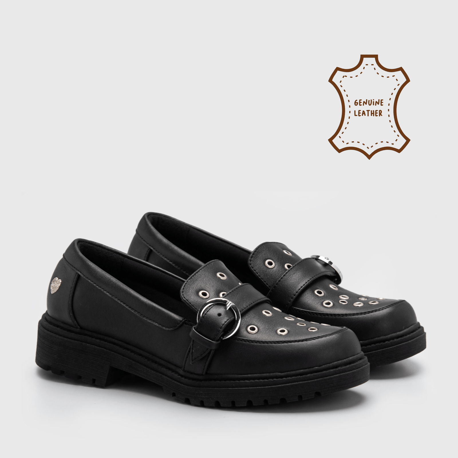 Selina Loafer Genuine Leather Black