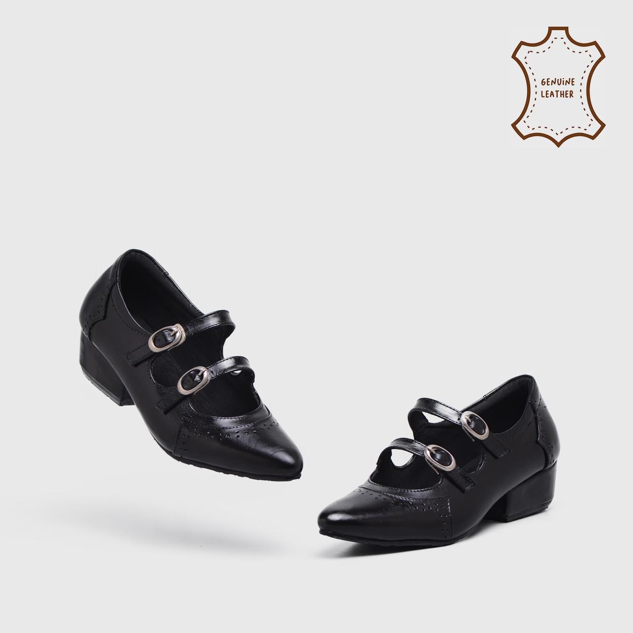 Atalka Heels Genuine Leather Black - Image 4