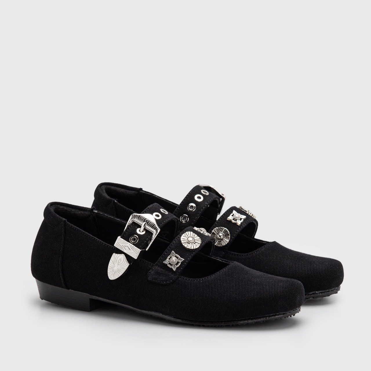 Brighit Britania Flat Shoes Black